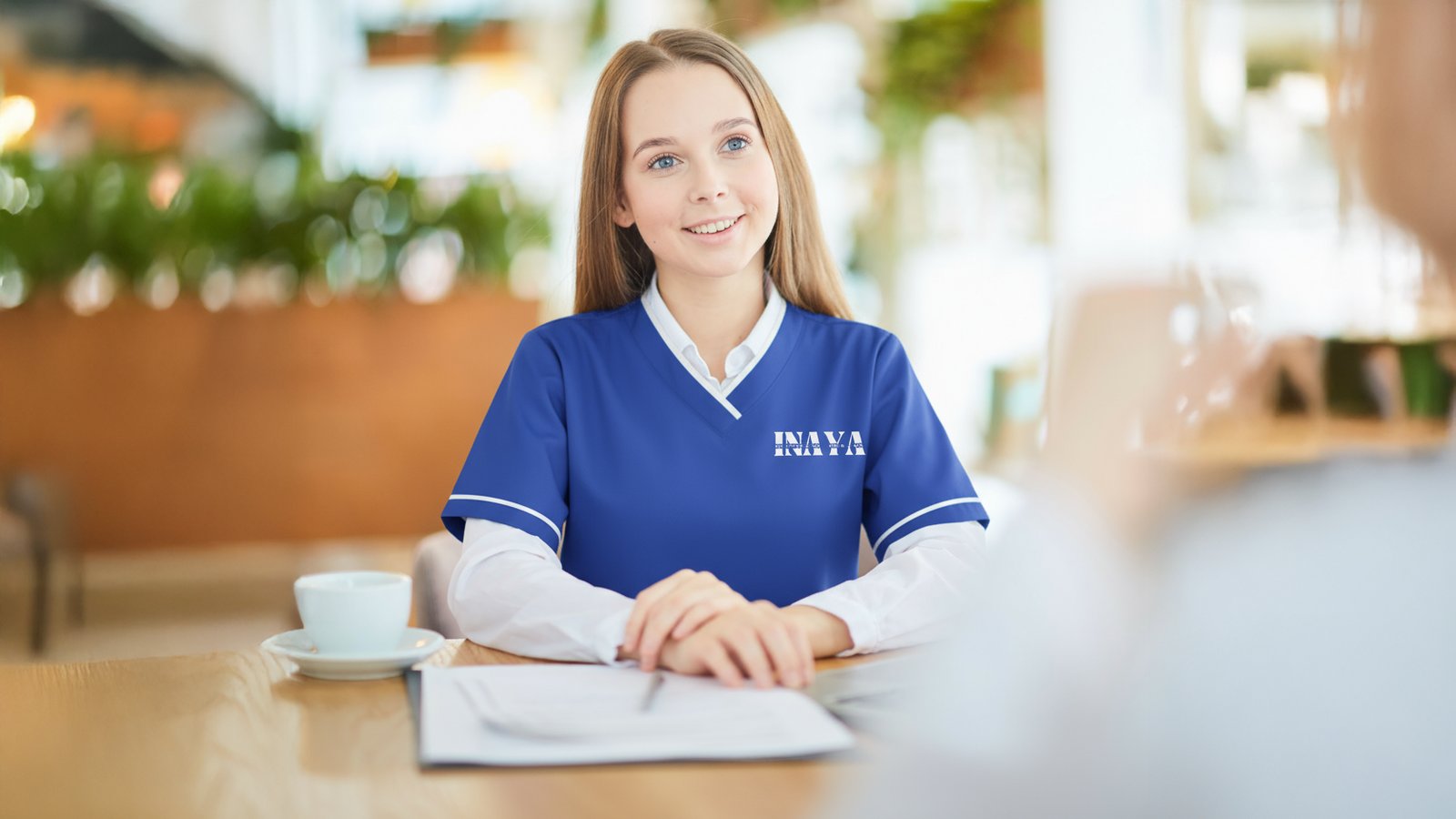 INAYA uniform with notebook and documents
