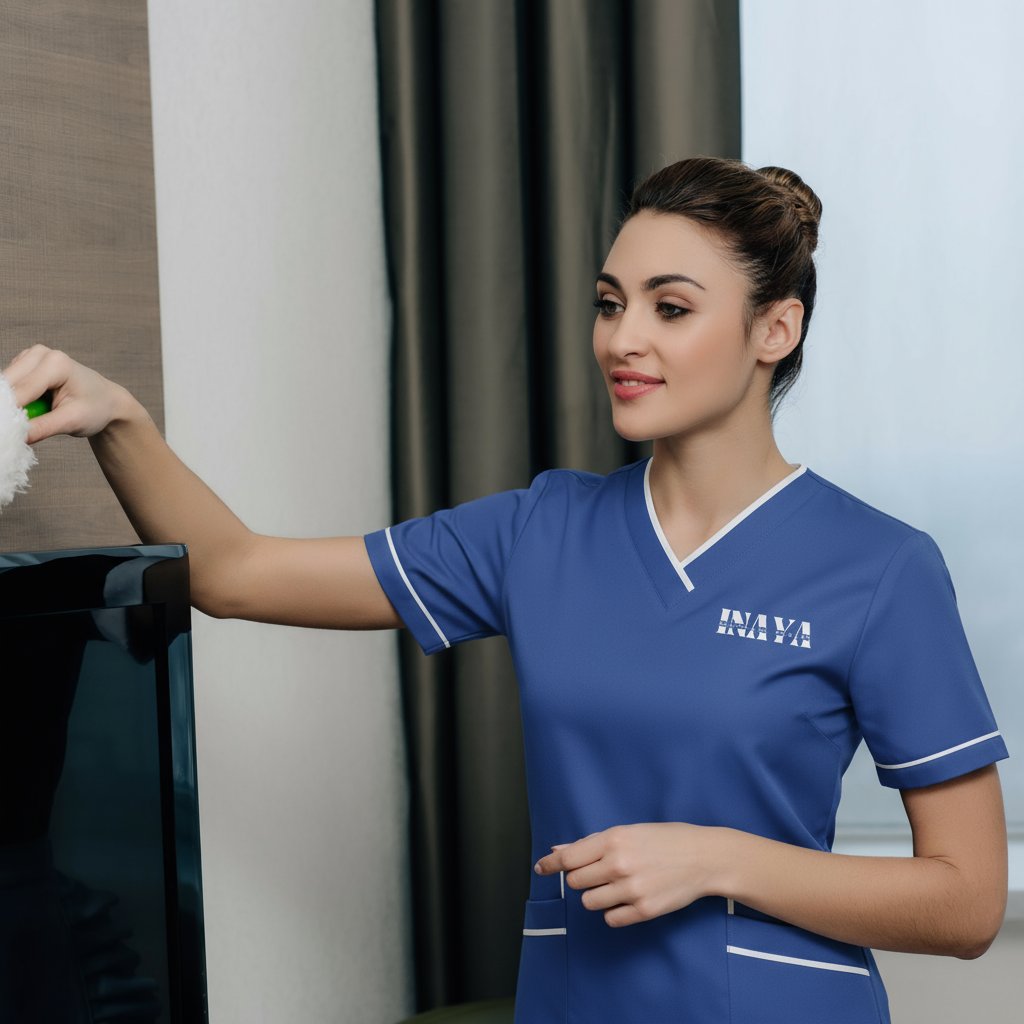 Wiping a household appliance